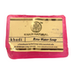 Jabón de AGUA DE ROSA aceite esencial KHADI NATURAL