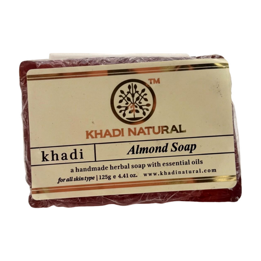 Jabón de ALMENDRA con aceites esenciales KHADI NATURAL