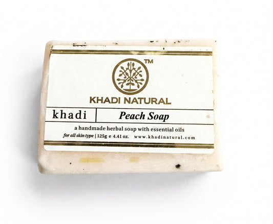 Jabón MELOCOTÓN aceite esencial KHADI NATURAL