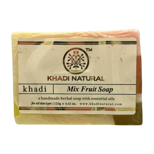 Jabón de MIX FRUTI con aceites esenciales KHADI NATURAL
