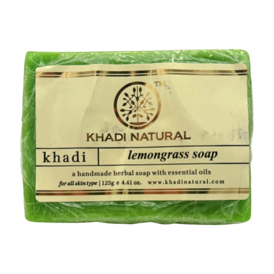 Jabón de LEMONGRASS con aceites esenciales KHADI NATURAL