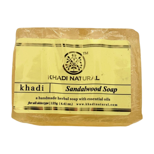 Jabón de SÁNDALO aceite esencial KHADI NATURAL