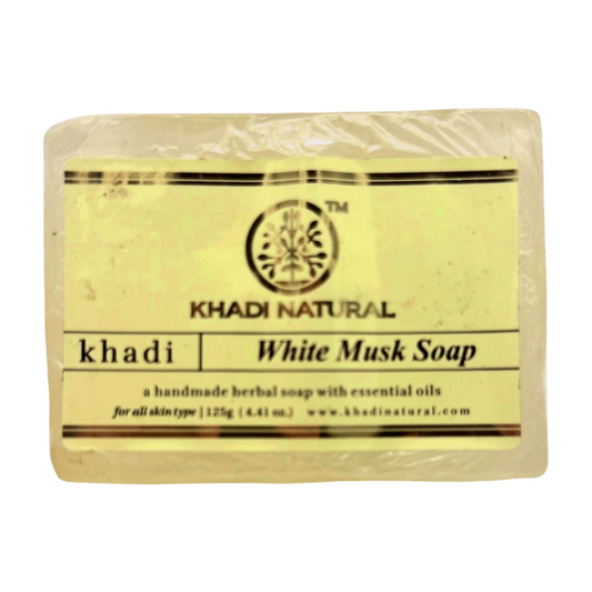 Jabón de WHITE MUSK aceite esencial KHADI NATURAL