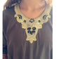 Kurti de South Cotton Marrón Malva Tornasolado