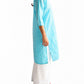 Camisola étnica (kurti) aguamarina