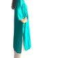 Kurti Verde con Escote Bordado