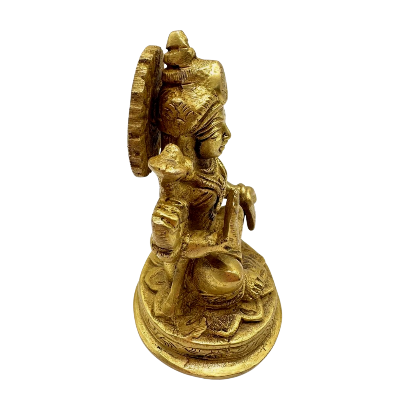 Estatua de bronce india de la Diosa Lakshmi