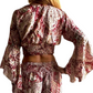 Blusa de seda india