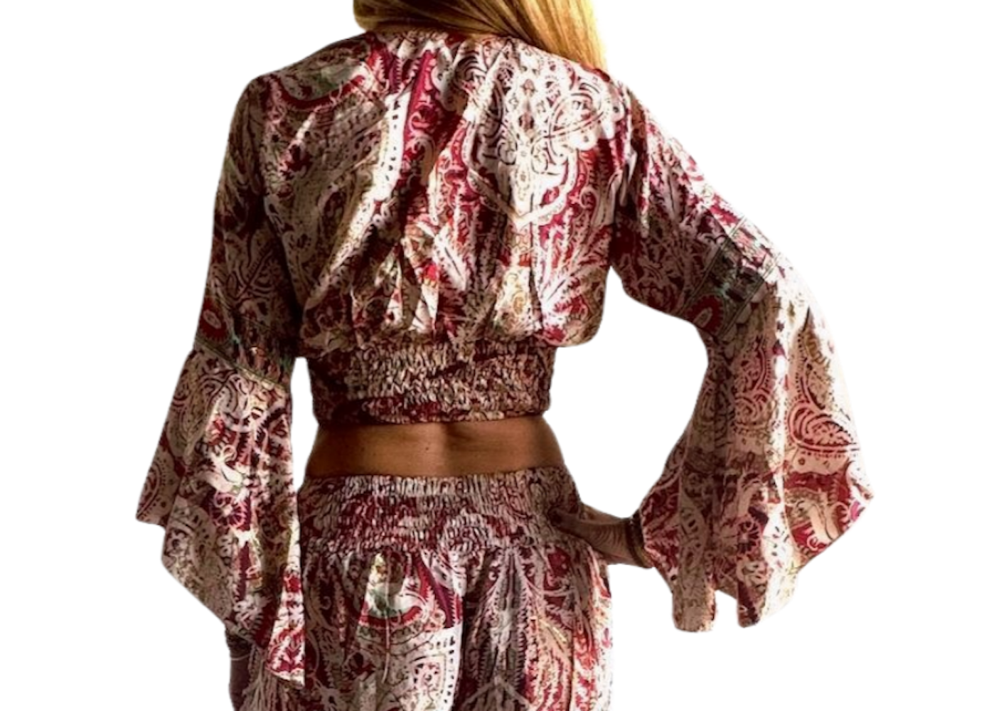 Blusa de seda india
