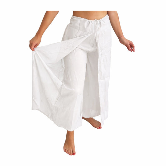 Pantalón superpuesto indio de algodón