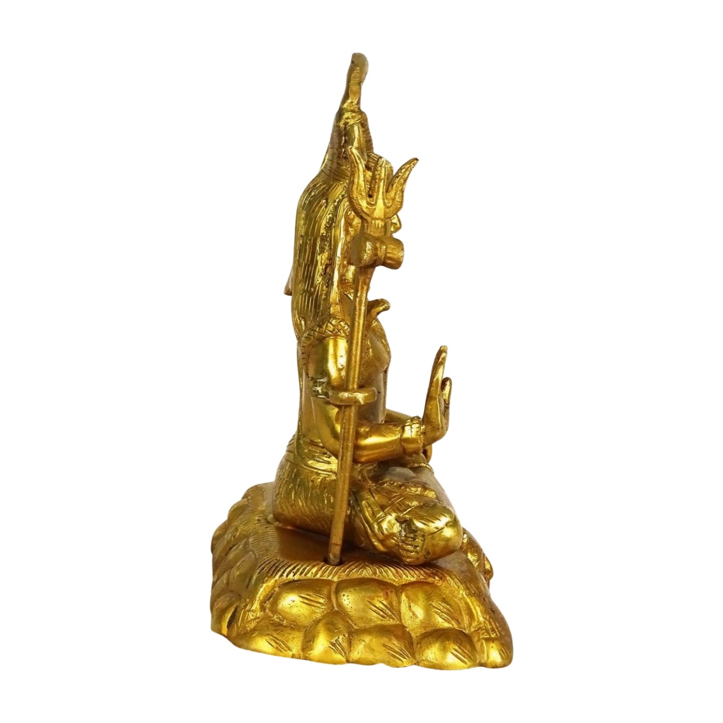 Estatua de bronce india del Dios hindú Shiva