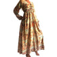 Vestido indio estampado de seda