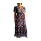 Vestido indio estampado de seda