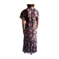 Vestido indio estampado de seda