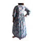 Vestido indio estampado de seda