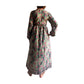 Vestido indio estampado de seda
