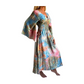 Vestido indio estampado de seda