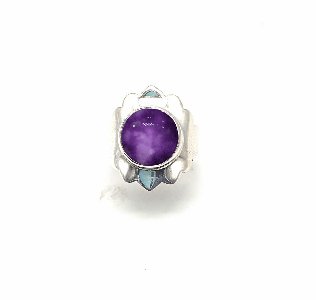 Anillo de Plata con amatista