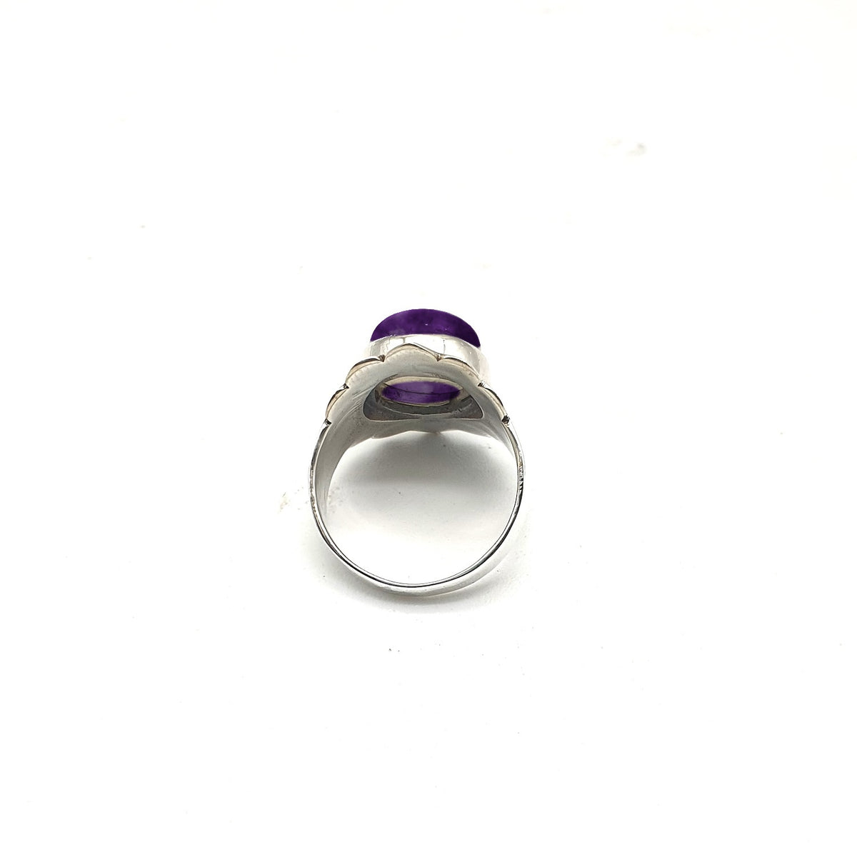 Anillo de Plata con amatista