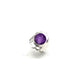 Anillo de Plata con amatista
