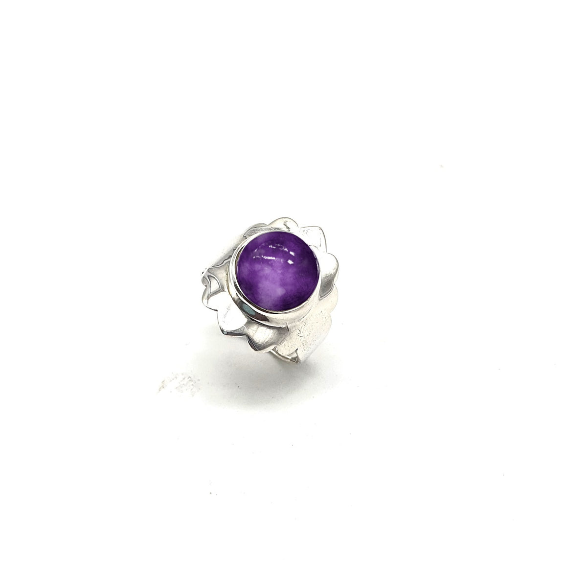 Anillo de Plata con amatista