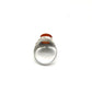 Anillo de Plata de la India con cornalina