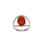 Anillo de Plata de la India con cornalina