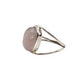 Anillo de plata con cuarzo rosa