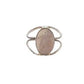Anillo de plata con cuarzo rosa
