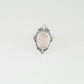 Anillo de plata con cuarzo rosa