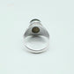 Anillo de plata de la India con labradorita