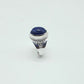 Anillo de plata de la India con lapislazuli
