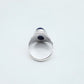 Anillo de plata de la India con lapislazuli