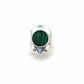Anillo de Plata de la India con malaquita