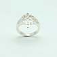 Anillo de plata nudo de bruja