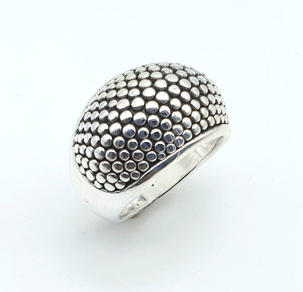 Anillo de plata UNISEX corona de Budha