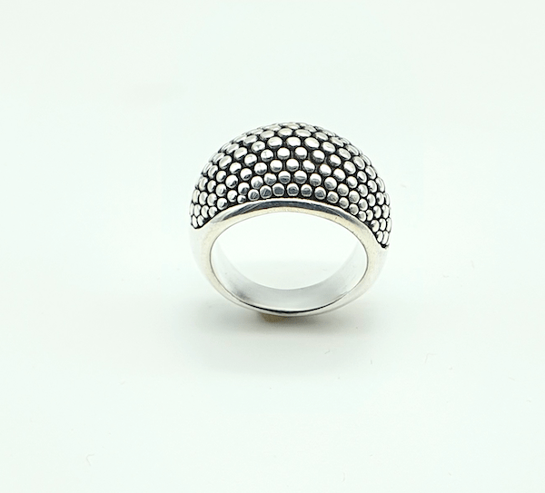 Anillo de plata UNISEX corona de Budha
