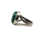 Anillo de Plata de la India con malaquita