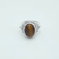 Anillo de Plata de la India con ojo de tigre