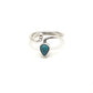 Anillo de Plata ajustable con turquesa