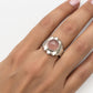 Anillo de Plata con cuarzo rosa