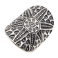Anillo de plata escudo de sol