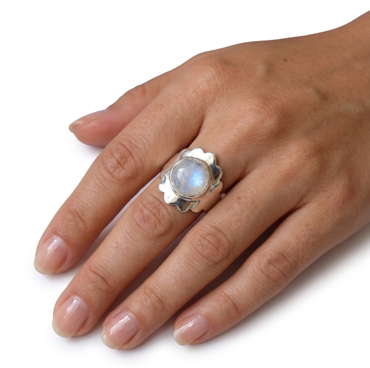 Anillo de Plata con piedra luna