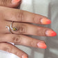 Anillo de Plata ajustable con ojo de tigre