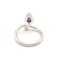 Anillo de Plata ajustable con amatista