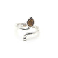 Anillo de Plata ajustable con ojo de tigre
