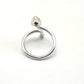 Anillo de Plata ajustable con ojo de tigre
