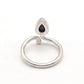 Anillo de Plata ajustable con ónix negro