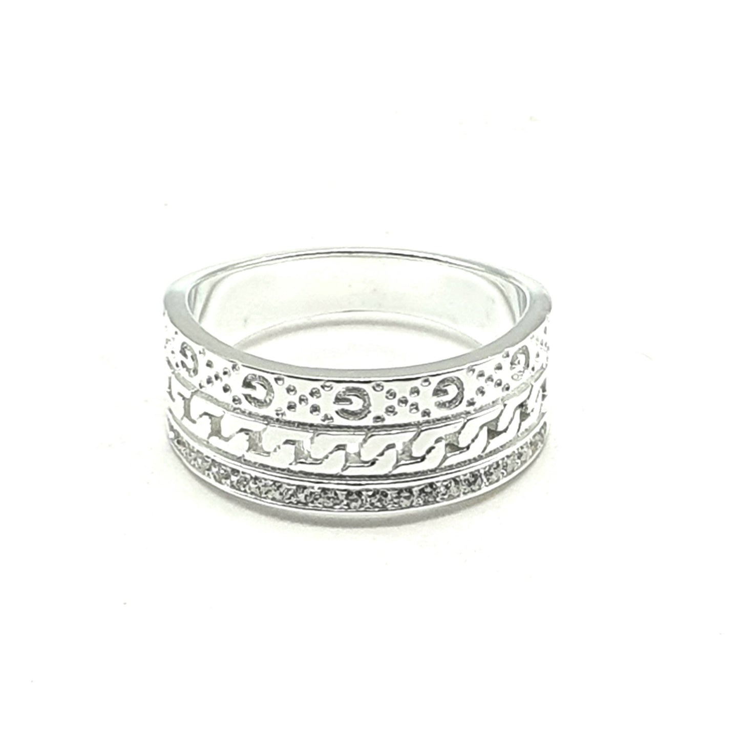 Anillo de plata Trirekha