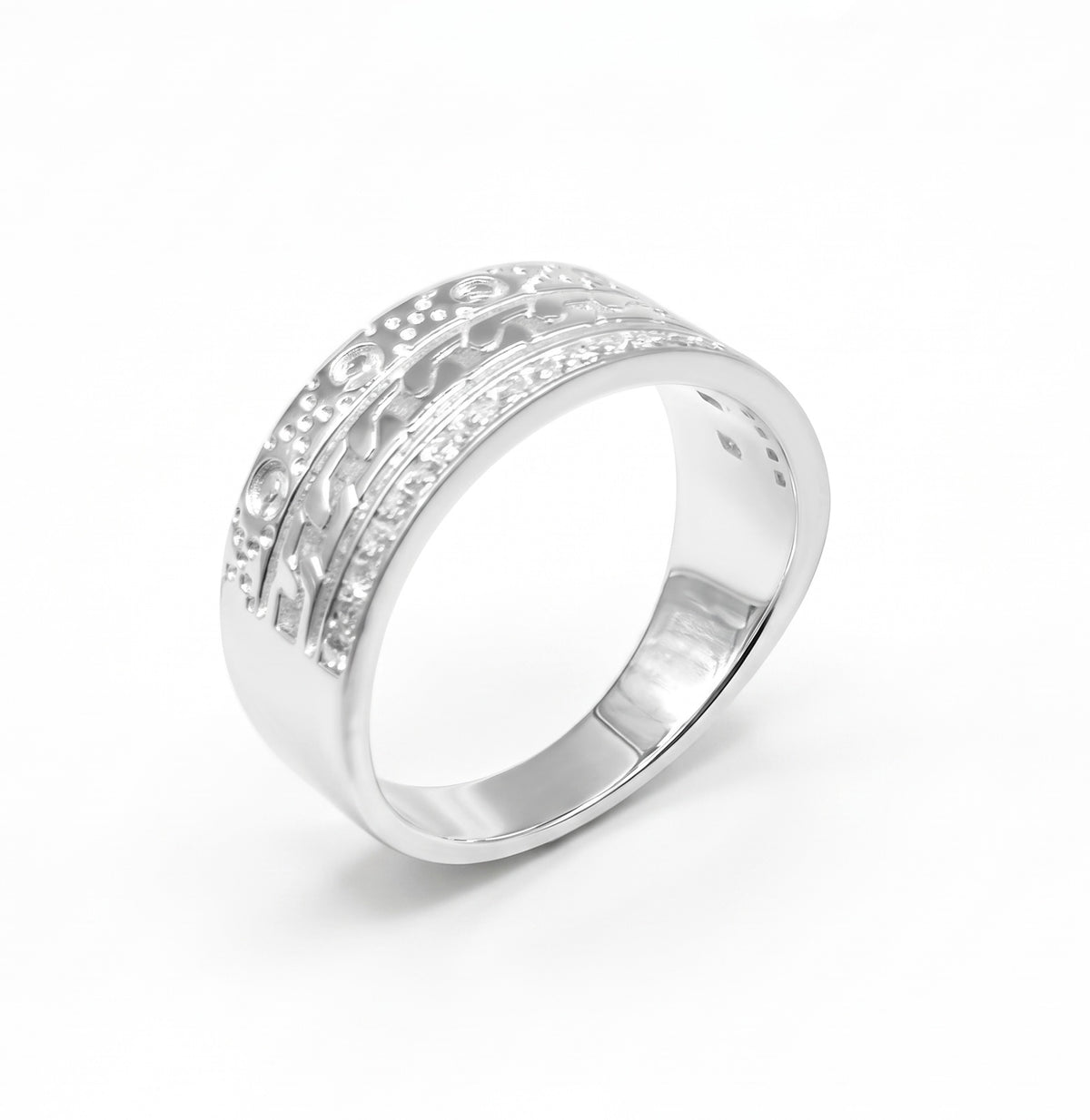 Anillo de plata Trirekha